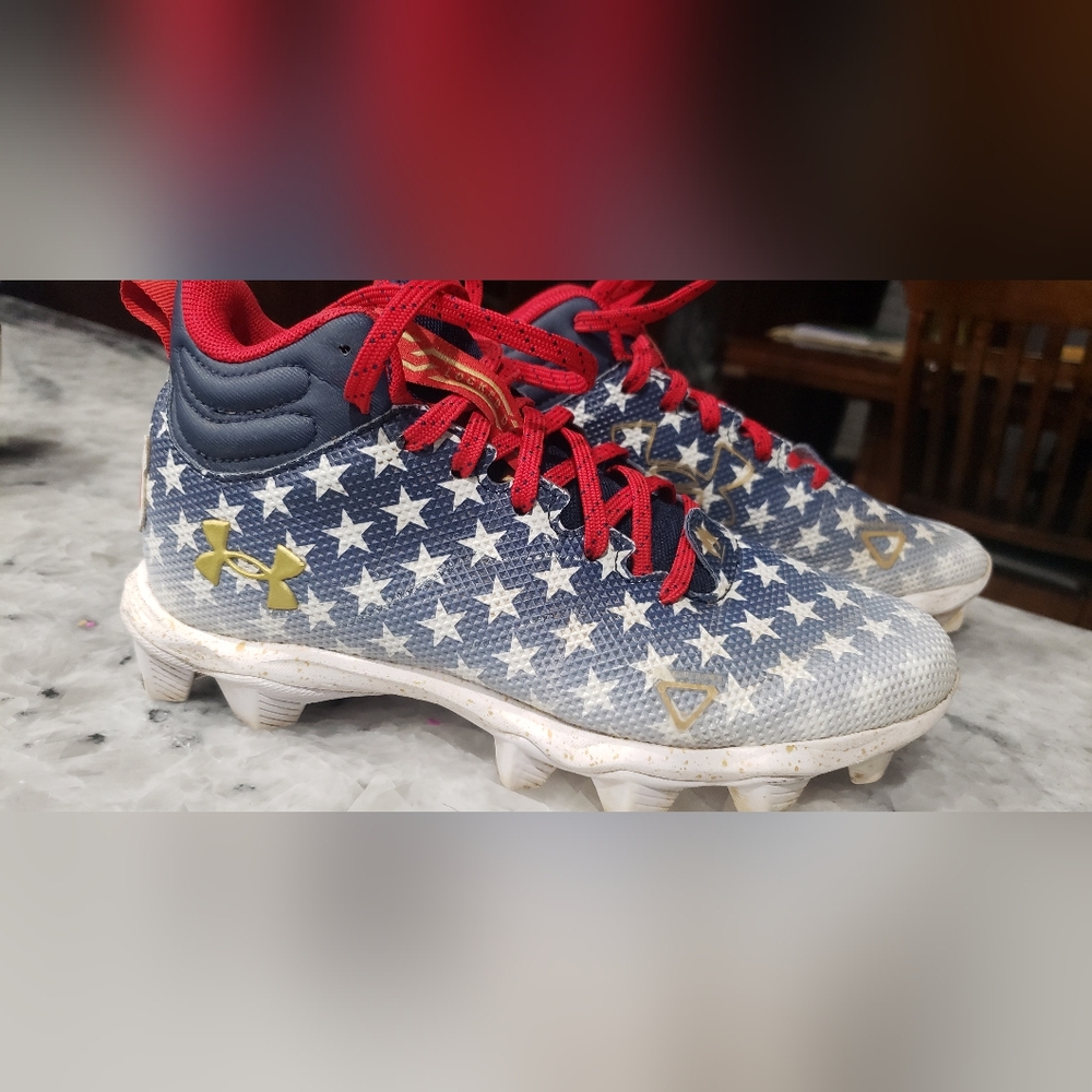Under Armour USA football cleats